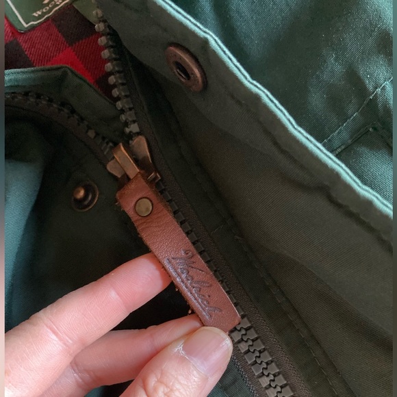 Woolrich Authentic Elm Green 550 Down Langhorn Jacket Parka Coat Men's Size L - Picture 14 of 14